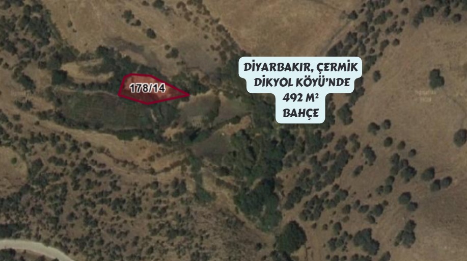 DİYARBAKIR ÇERMİK DİKYOL KÖYÜNDE 492M² BAHÇEMİZ SATILIKTIR. - DİYARBAKIR ÇERMİK fotoğraf 5